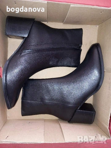 Нови елегантни боти на ток от естествена кожа