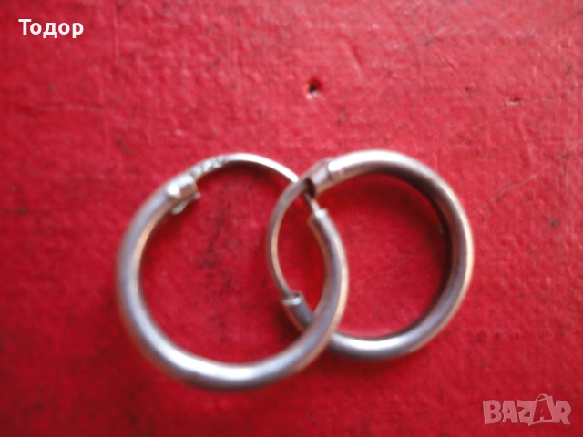 Сребърни обеци обици 925 , снимка 2 - Обеци - 54098636
