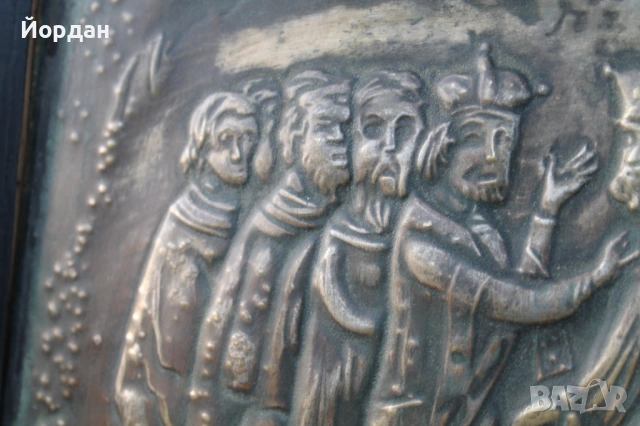 Старо пано  ''Пленяване на император Никифор I Генетик от хан Крум '', снимка 10 - Колекции - 53711005