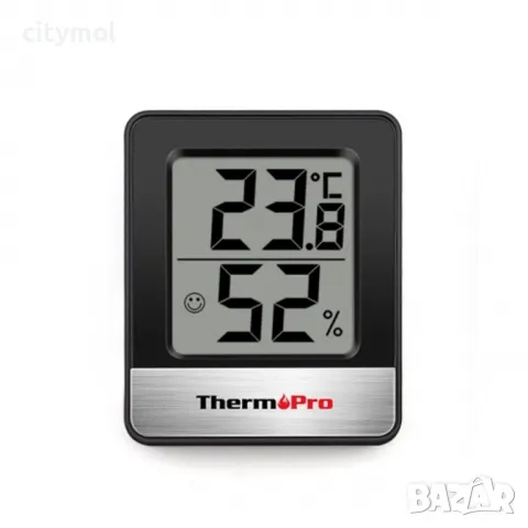 Термохигрометър ThermoPro TP-49 измерва температура /-20°C до 70°C/ и влажност /10% до 99%/, снимка 1 - Друга електроника - 46974500