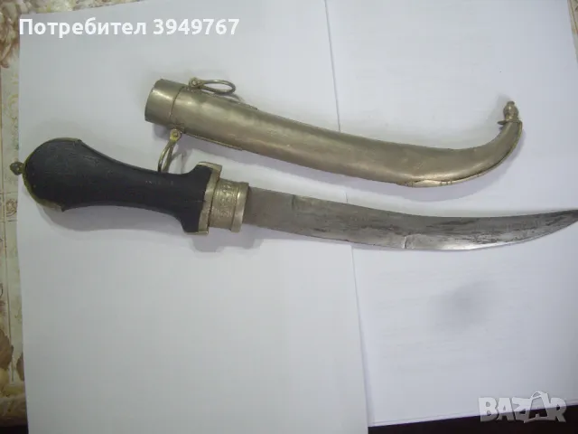 Стар арабски нож., снимка 4 - Антикварни и старинни предмети - 50156345