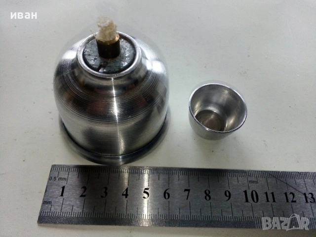 Малки спиртни лампи 4 броя нови + 1 употребявана, снимка 6 - Други ценни предмети - 53223304