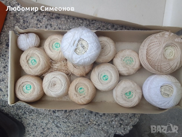 Конци за бродерия български, мерсеризирани 100%памук, снимка 4 - Гоблени - 53934295