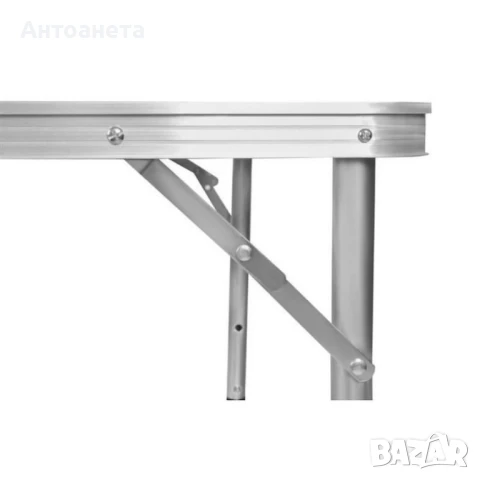 маса алуминиева сгъваема с 4 стола – идеален за къмпинг, двор и почивка, снимка 8 - Маси - 51140140