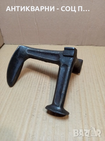 Соц Стара Обущарска Наковалня 2.200кг. НОМЕР 718., снимка 9 - Антикварни и старинни предмети - 53513641