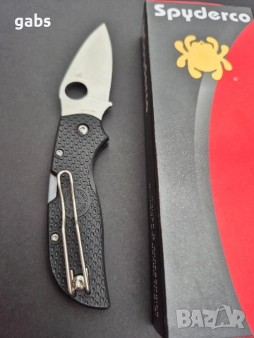 Сгъваем нож Spyderco Chaparral Lightweight Lockback C152PGY, снимка 8 - Ножове - 51886500