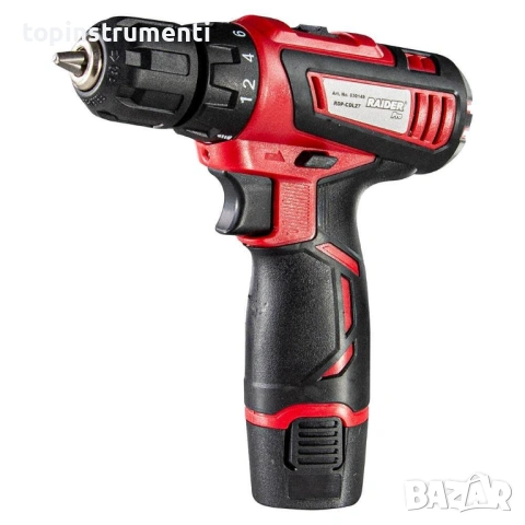 Винтоверт 12V, 1.5Ah, 28Nm, с аксесоари, в куфар,  RAIDER RDP-CDL27