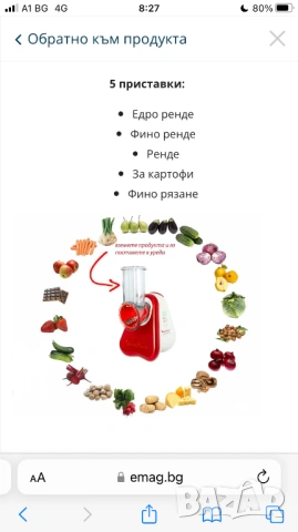 Ренде Moulinex Fresh express+   Нарушена опаковка, ново, снимка 3 - Кухненски роботи - 53399059