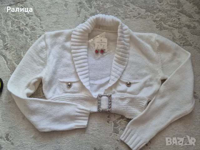 Дамско бяло болеро