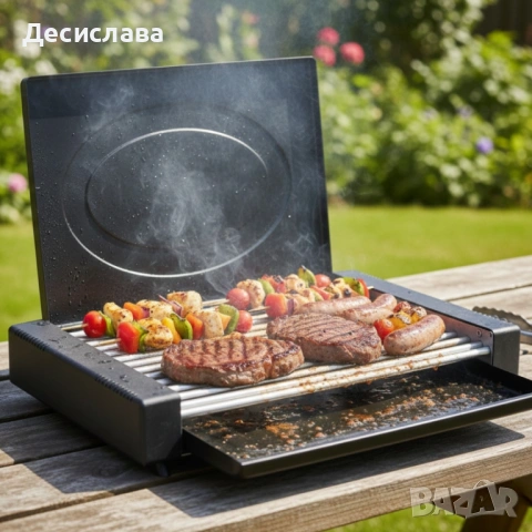 Електрическа скара с капак Oliver Voltz OV51015QC – 1800W мощност 