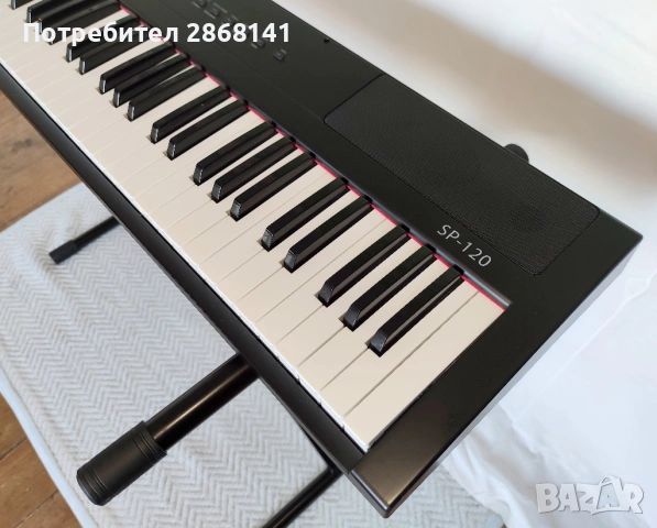 Електронно пиано Thomann SP120 и стойка Roadworx, снимка 3 - Пиана - 53417119