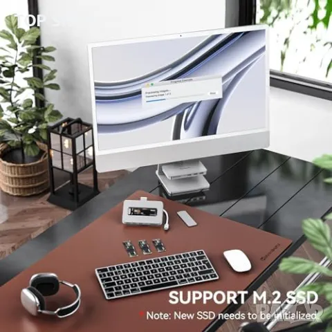 Нов iMac USB Адаптер Hub Поддържа 10Gbps 27 инча дисплей, снимка 6 - Друга електроника - 49443979