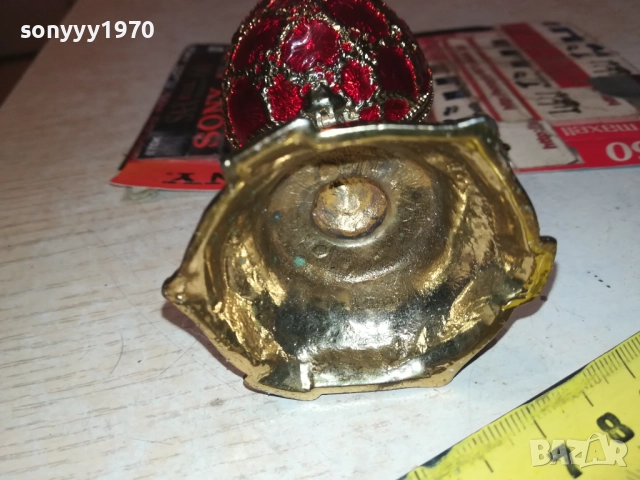 ФАБЕРЖЕ-ЯЙЦЕ МЕД/МЕСИНГ 3108251912, снимка 16 - Антикварни и старинни предмети - 51554498