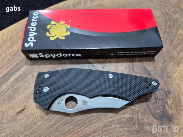 Сгъваем нож Spyderco YoJumbo C253, снимка 7 - Ножове - 52939643