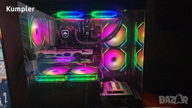 Мощен гейминг компютър Ryzen 5 5600 / RX 6600 XT + пълен комплект