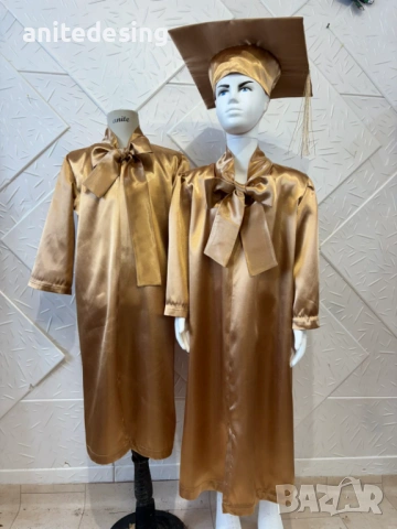 Тога и шапка за завършване на детска градина, снимка 10 - Детски рокли и поли - 53937306