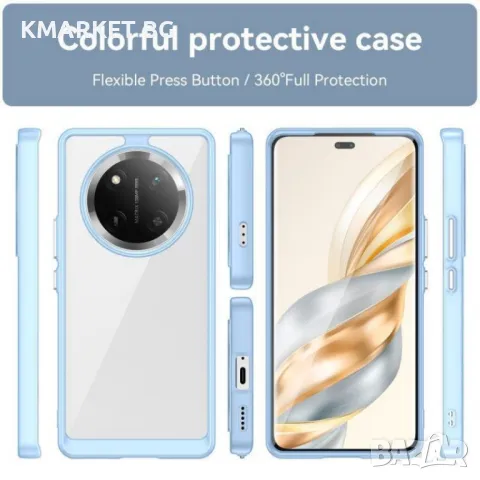 Honor Magic7 Lite 5G Colorful TPU Калъф и Протектор, снимка 2 - Калъфи, кейсове - 48678097