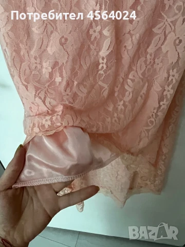 Розова рокля, снимка 5 - Рокли - 51361568