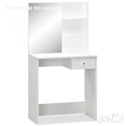 Тоалетна масичка, ПДЧ, 75x40x141 см, бяла Код P107