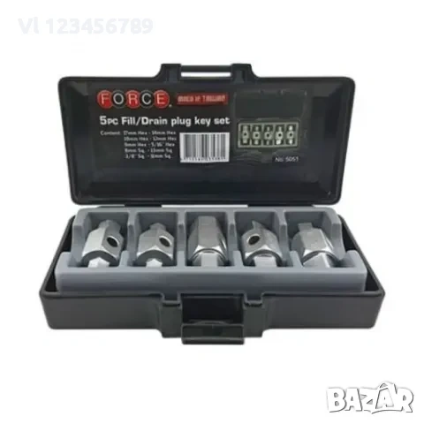 Ключ за пробка FORCE 5 части /6 части, снимка 2 - Гедорета - 53844217