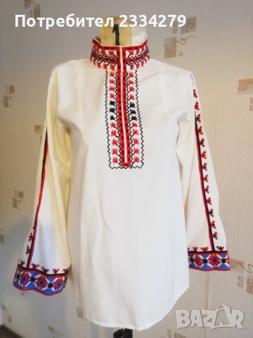 Стари фолклорни ризи бродирани, допълнение към носия. , снимка 2 - Антикварни и старинни предмети - 52793625