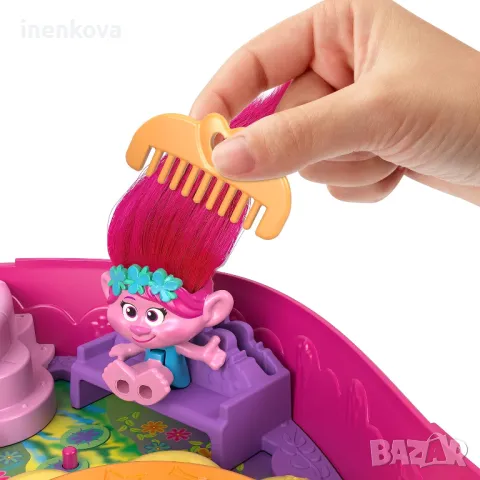 Поли Покет, Polly Pocket Тролчета - комплект за игра, снимка 5 - Кукли - 46993081