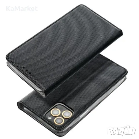 Калъф тефтер флип bSmart Magnet Book страничен, За Samsung Galaxy S24 FE, Черен, снимка 3 - Калъфи, кейсове - 47866018