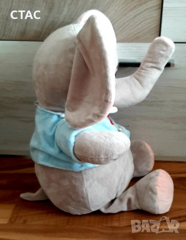 Голямо плюшено слонче със звук и Голяма плюшена играчкаСКУБИ-ДУ и жълто пате, снимка 3 - Плюшени играчки - 49005421