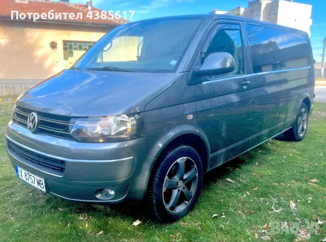 Vw Transporter 2.0 140 K.C 6 СКОРОСТИ ДЪЛГА БАЗА, снимка 3 - Бусове и автобуси - 49576825