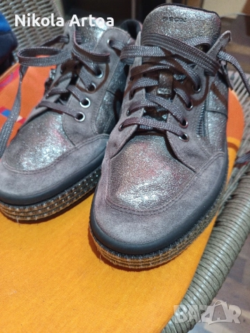 Дамски Маратонки GEOX respira, снимка 5 - Маратонки - 51626470