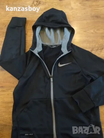 NIKE BOYS THERMA FULL ZIP HOODIE - страхотно юношеско горнище , снимка 3 - Детски анцузи и суичери - 47959774