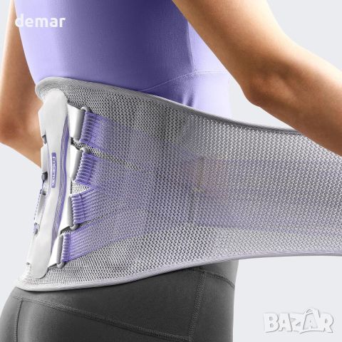 FREETOO Виолетов колан за поддържане на гърба, облекчаване на болки в долната част на гърба L размер, снимка 5 - Корсети, колани и коректори - 45626411