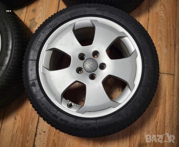 джанти 17" 5х112 Audi Vw Seat Skoda с гуми 235/45/17, снимка 4 - Гуми и джанти - 53890863