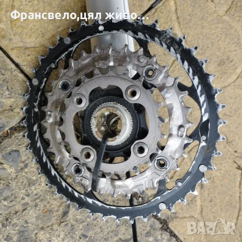 Курбел за велосипед колело Shimano deore xt fc m 751, снимка 3 - Части за велосипеди - 47253787