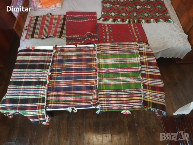 Автентични старинни ръчна тъкани калъфки за възглавници
