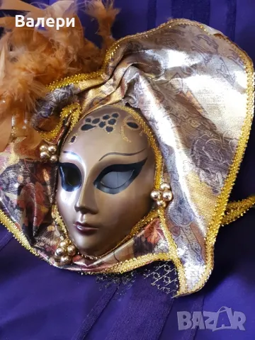 Венецианска маска Порцеланова , снимка 4 - Антикварни и старинни предмети - 49975645