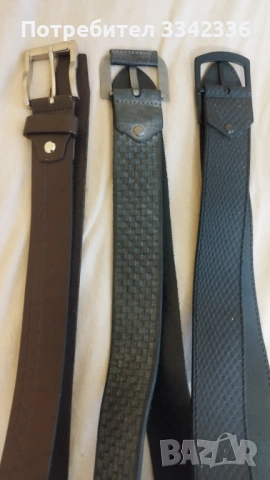 Лот колани - Естествена кожа - Чисто Нови Мъжки Колани, снимка 3 - Други - 53681439