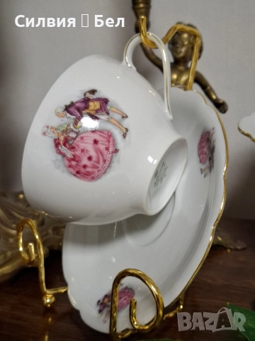 Винтидж комплект за двама , снимка 7 - Чаши - 51895931