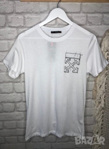 Бяла тениска LAGOS, снимка 3 - Тениски - 44971874