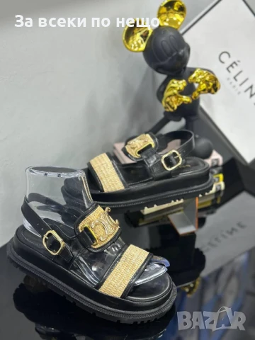 Celine Дамски Сандали Селин - Налични Различни Цветове Код E601, снимка 8 - Сандали - 50946008