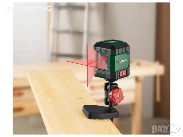 Лазер с хоризонтална и вертикална линия PARKSIDE® - самонивелиращ се PKLL 7 P5, снимка 3 - Други инструменти - 53879180