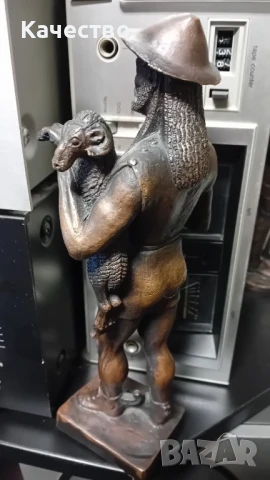 Бронзова пластика , снимка 4 - Антикварни и старинни предмети - 50841029