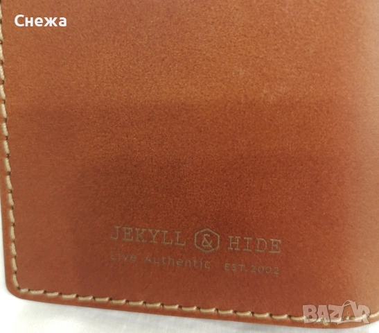 Jekyll and Hide Texas 6496TECL с RFID защита голям вертикален портфейл, снимка 5 - Портфейли, портмонета - 54154060