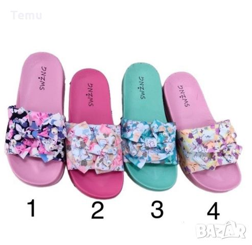 Дамски плажни чехли с уникален цветен дизайн за весело и ярко лятно настроение, снимка 4 - Чехли - 46377946