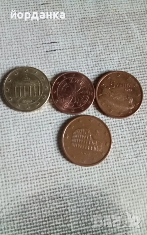 Продавам циркулиращи евро монети за колекция, снимка 7 - Нумизматика и бонистика - 54224348