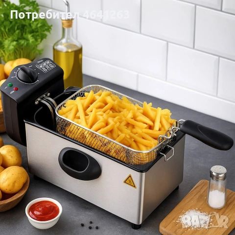 Фритюрник нов , снимка 3 - Други - 53055535