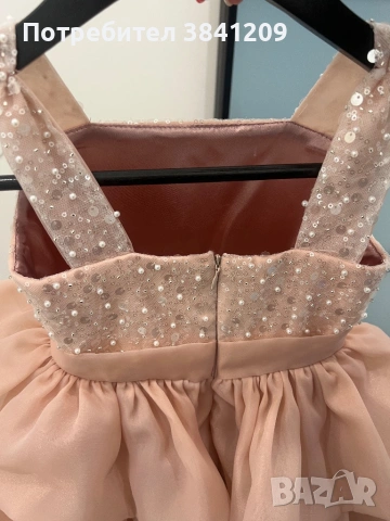 Детска рокля по поръчка №104 – обличана веднъж, снимка 5 - Детски рокли и поли - 54077242