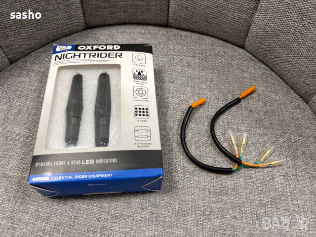 Мигачи за мотор Oxford OX621 Nightrider Streaming LED индикатори