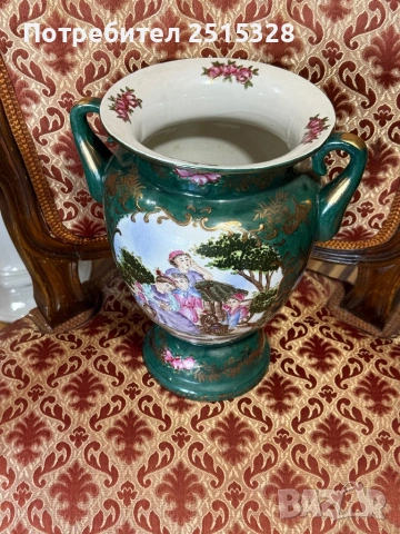 голяма стара японска ваза, снимка 2 - Колекции - 53779888