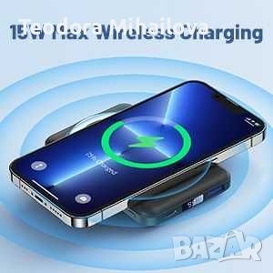 Yiisonger Power Bank, 10000mAh магнитно  зарядно 15W  iPhone, снимка 6 - Друга електроника - 46643934